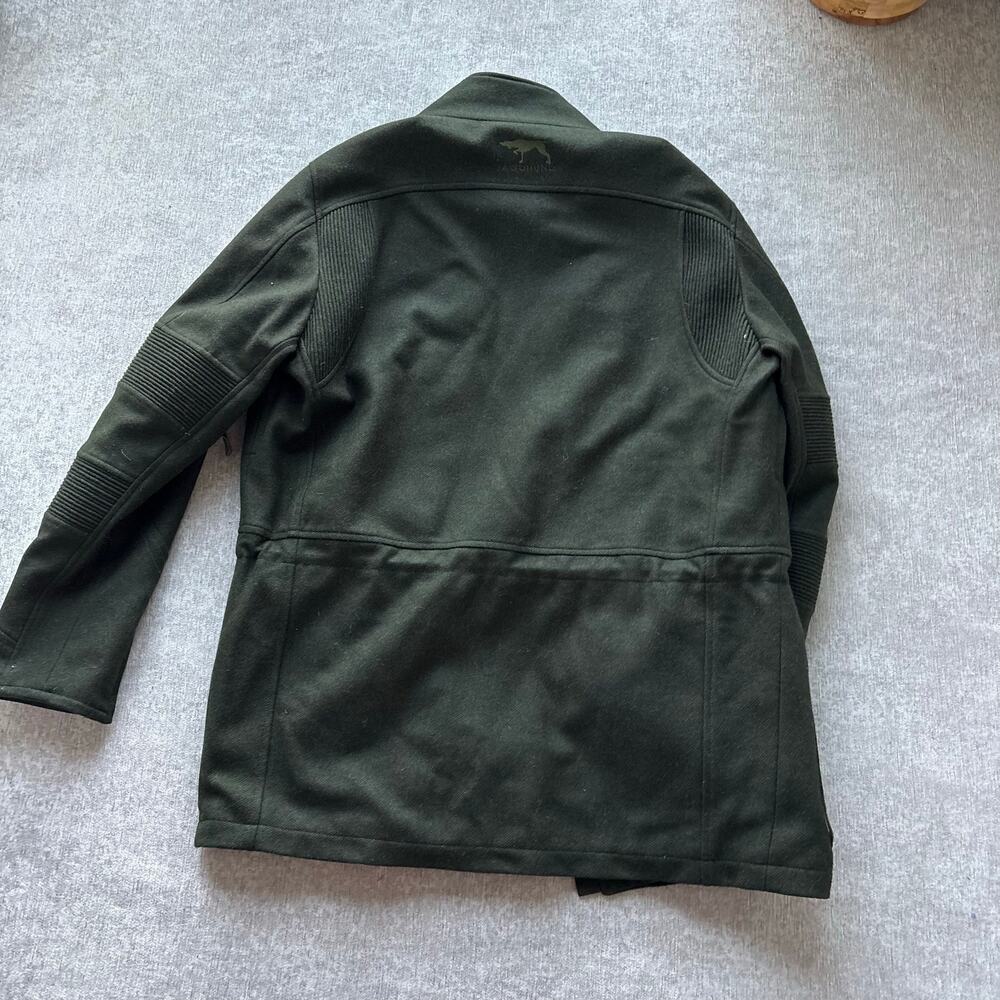 $450 Jagdhund Wool Green Hunting Winter Coat - Picture 4 of 9